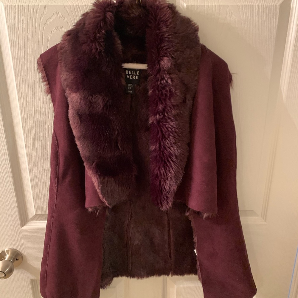Belle Vere Suede and Fur Vest